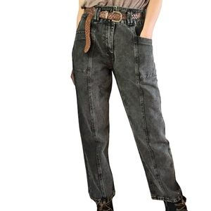Forever 21 High Waist  Black Stone Wash Jeans Size 29